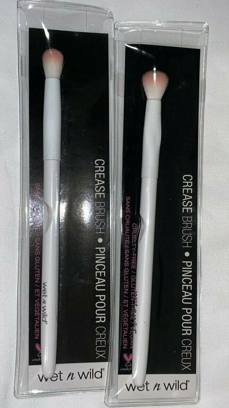 Wet N Wild Crease Brush Cruelty Free Vegan Set of 2